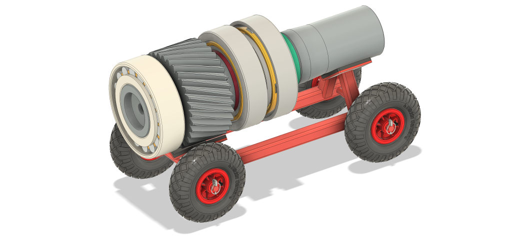 Carro Transporte Eje Rápido 300 kg